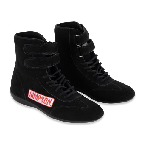 Simpson High Top Driving Shoes 28700BK Shoes, Top, Black, Mens Size 7, Pair