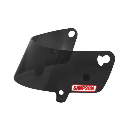 Simpson Replacement Helmet Shields 88601A Shield, Invader, Shark, Valor Series, Smoke, Each