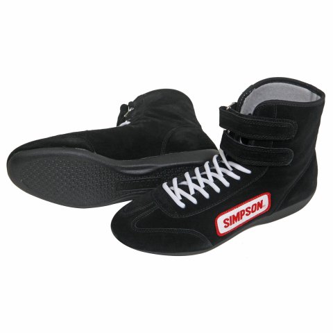 Simpson High Top Driving Shoes 28140BK HIGH TOP SHOE BLACK, 14