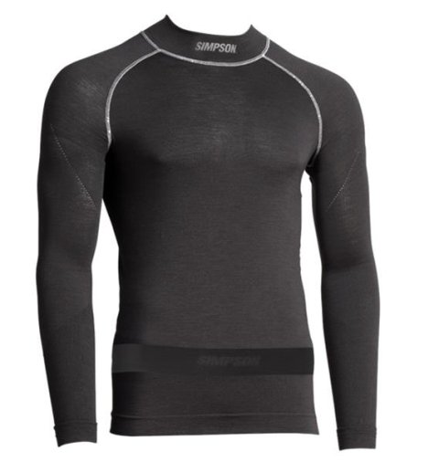 Simpson Racing Base Layer T-Shirts 20193YK T-Shirts, PROFIT BASE LAYER TOP 3XL BLACK