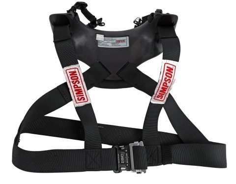 Simpson Hybrid Sport Restraints HSMED11M61FIA Head and Neck Restraint Systems, Restraints, Duel End Tether, Quick-release Anchor, FIA, Medium, Each