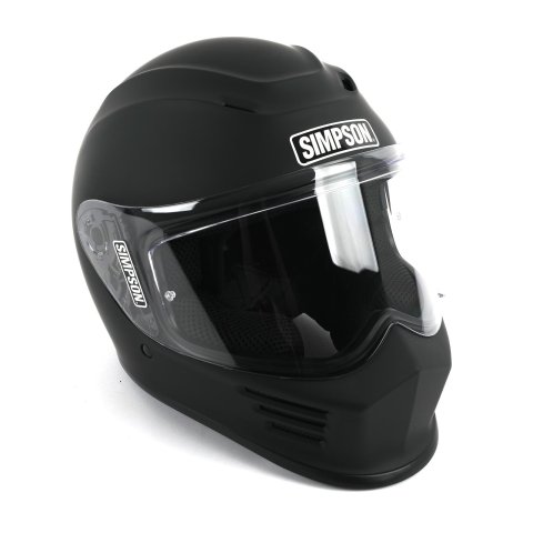 Simpson Speed Bandit Series Helmets SPBS3 Helmet, Bandit, Full Face, Black, Matte Finish, Small, Each