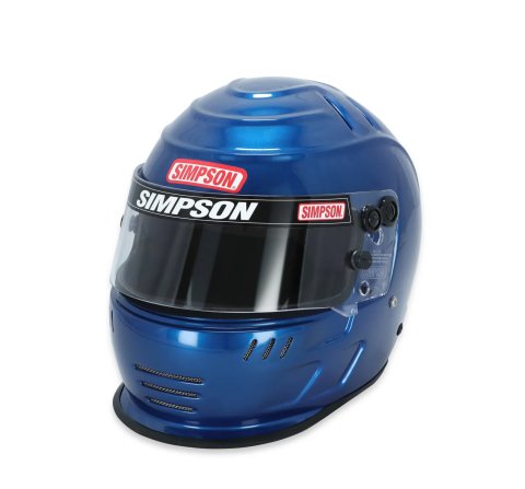 Simpson SA2020 Speedway Shark Series Helmets 7707125 Helmet, Shark, Full Face, Gloss Red, Snell SA2020, Large, Each