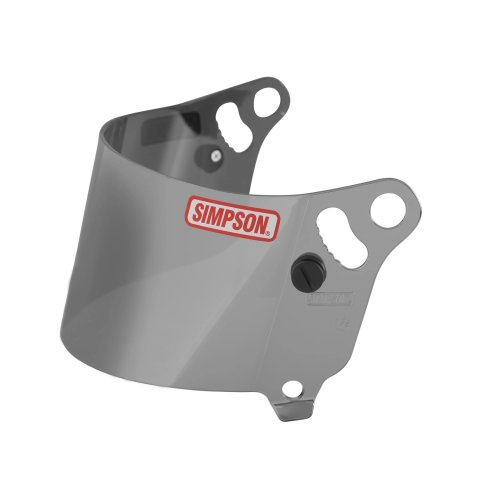 Simpson Replacement Helmet Shields VPR04 Shields, Replacement, Silver, Anti-fog Coating, Viper, Each