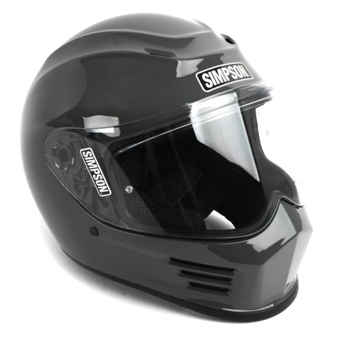 Simpson Speed Bandit Series Helmets SPBXX4 Helmet, Bandit, Full Face, Gray, Armor, Gloss Finish, 2X-Large, Each