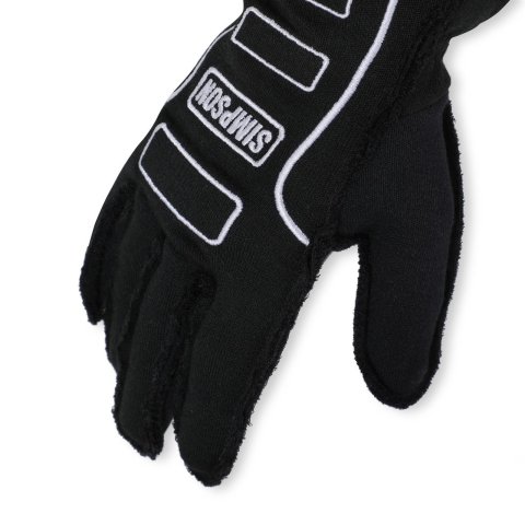 Simpson Competitor Racing Gloves 21300ZK-O Driving Gloves, Competitor, Double Layer, Nomex®, Black, SFI 3.3/5, 2X-Large, Pair