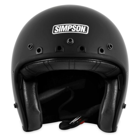 Simpson Chopper Series Helmets CHOP32X Helmet, Series, Open Face, Black, Matte, DOT-Approved, 2X-Large, Each