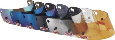 Simpson Replacement Helmet Shields 86031M Shield, Smoke, Street Bandit, Anti-Fog Coating, Each