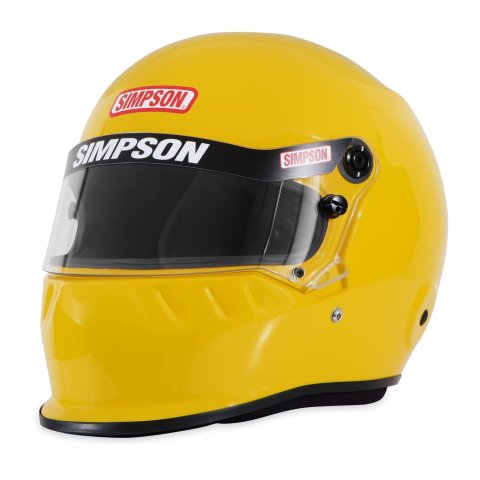 Simpson SA2020 SD1 Series Helmets 7950056 Helmet, 2020, Full Face, Yellow, Gloss Finish, Snell SA2020, 2X-Large, Each