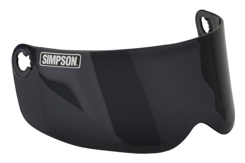 Simpson Replacement Helmet Shields 89201MA Shields, Replacement, Dark Smoke, Anti-fog Coating, Designed To Fit X-Small and Small Helmets, Each