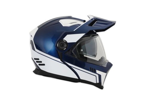 Simpson Racing Helmets JBDUWLG JOURNEY BANDIT HELMET BLUE/WHITE LG