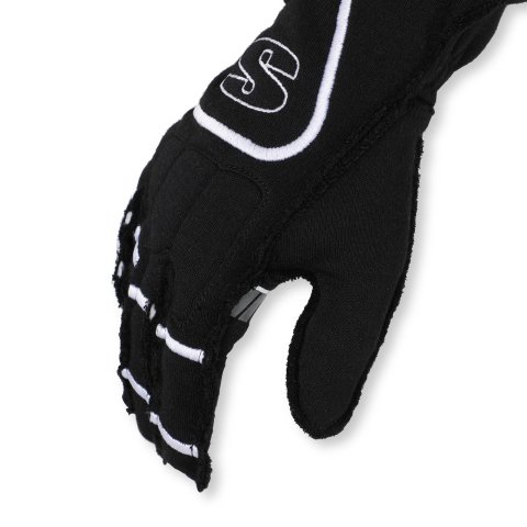 Simpson DNA Driving Gloves DGSW Gloves, DNA, Double Layer, Nomex®, Black/White, SFI 3.3/5, Small, Pair