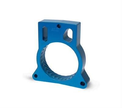 JET Powr-Flo Throttle Body Spacers 62130 Spacer, Powr-Flo, Aluminum, Blue Anodized, Ford, Pickup, 5.4L, Each