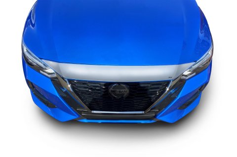 Auto Ventshade Aeroskin Deflectors 620082 Bug Guard, Deflector, ABS Plastic, Chrome, Nissan, Each