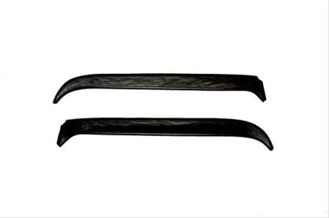 Auto Ventshade Stainless Steel Ventshades 52103 Side Window Visors, Ventshades, Screw-in, Steel, Polished, Front, Peterbilt, Pair