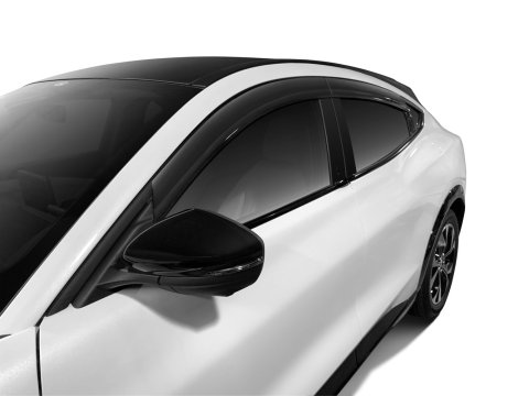 Auto Ventshade Low-Profile Ventvisors 894085 Side Window Visors, Ventvisors, Front and Rear, Acrylic, Smoke, Ford, Set of 4