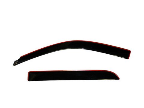 Auto Ventshade Low-Profile Deflectors 994004 Side Window Visors, Ventvisors, Acrylic, Smoke, Dodge, Set of 4