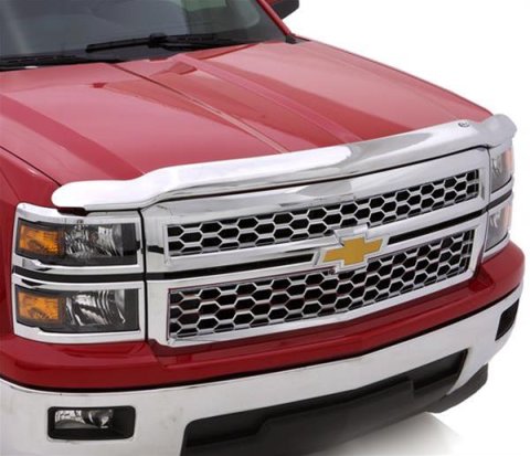 Auto Ventshade Aeroskin Deflectors 622171 Bug Guard, Deflector, ABS Plastic, Chrome, Adhesive Tape, Toyota, Each