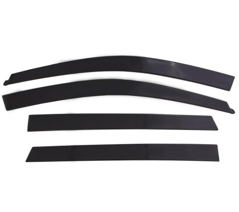 Auto Ventshade Low-Profile Deflectors 894067 Side Window Visor, Low-Profile, Front and Rear, Smoke, Acrylic, Adhesive Tape Installation, for Nissan, Set of 4