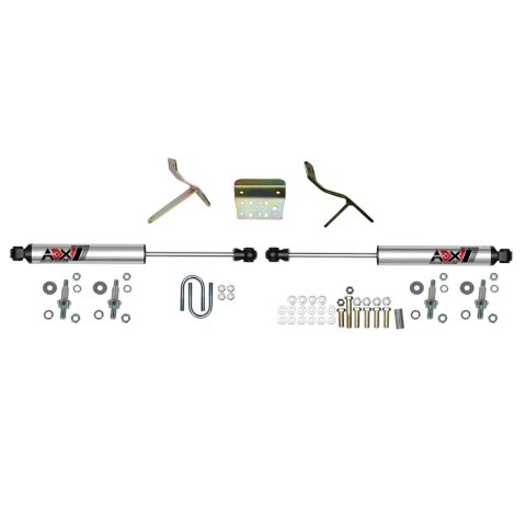 Skyjacker ADX 2.0 Steering Stabilizers for 2011-2013 2500, 2011-2012 3500 - 2239 Stabilizer, 2.0, Machined Polished, Hard Anodized, Dual, Ram, Each