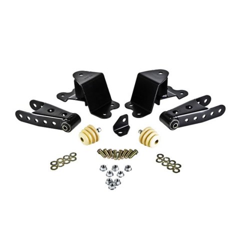 Belltech Rear Shackle Kits 6500 Shackles and Hangers, 4 in. Drop, 2.5 in. Wide Spring, Chevy, GMC, Pickup, Kit