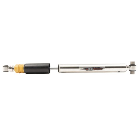 Belltech Trail Performance Plus Shocks 17005 and Struts, Shock, Front, Leveled 2.5 in., 35mm Valves, 18mm Piston Rod, 2 in. Dia., Eyelets, Black Bushings, Jeep, Each
