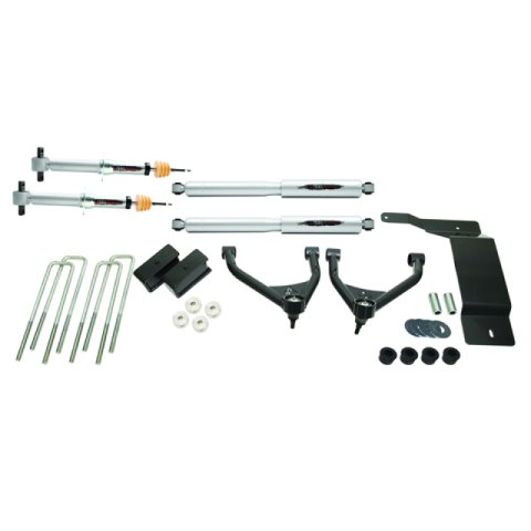 Belltech Lift Kits 150200TP Suspension Kit, Strut Kit/Leaf Spring Block, 4 in. Lift, Chevy, GMC, Kit