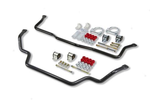 Belltech Muscle Car Anti-Sway Bars 9964 Bars, Front and Rear, Solid Steel, Black Powdercoated, Ford, Mercury, Kit