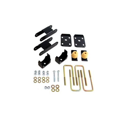 Belltech Rear Flip Kits 6545 Kit, Rear, 4.0 in. Drop, Steel, Black Powdercoated, Chevy, GMC, Kit