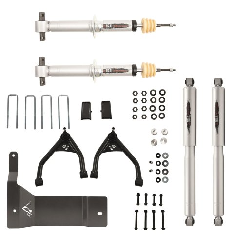 Belltech Lift Kits 150206TP Suspension Kit, Strut Kit/Leaf Spring Block, 4 in. Lift, Chevy, GMC, Kit