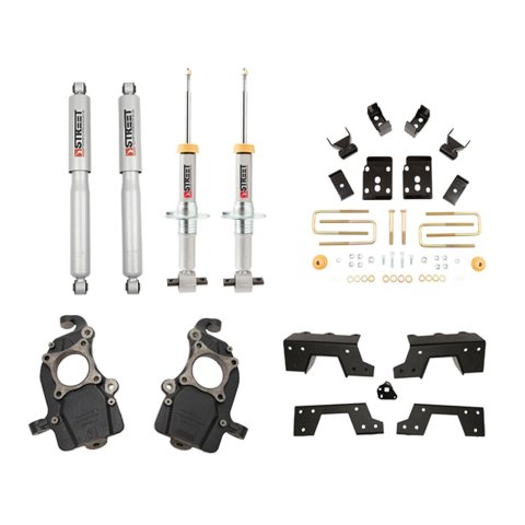 Belltech Suspension Lowering Kits 1008SP LOWERING KIT, 15-20 Ford F150 (All Cabs) Short Bed 1" to -5" F/6" R W/ Street Performance Shocks