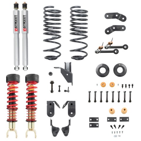 Belltech Lowering Kits 1061SPC Kit, Coilovers/Coil Spring, 1-3 in. Front, 3-4 in. Rear, Ram, 1500, Kit