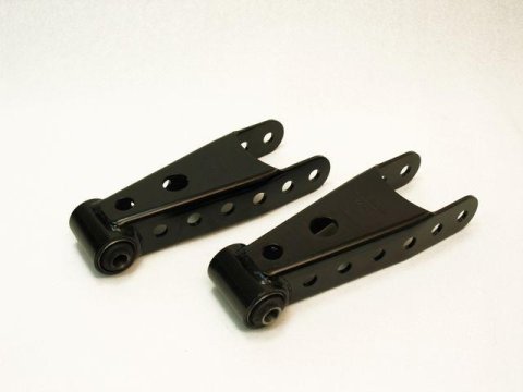Belltech Rear Shackle Kits 6403 Shackles, 3 in. Drop, 3.0 in. Wide Spring, Chevy, GMC, Pickup, Crew Cab, Pair