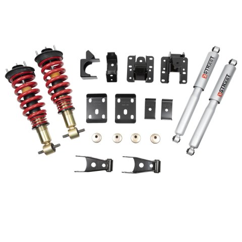 Belltech Lowering Kits 987SPC Kit, Coilovers/Flip Kit, 1-3 in. Front, 4 in. Rear, Chevy, GMC, Kit