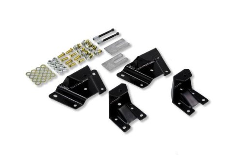 Belltech Hanger Kits 6410 Shackles and Hangers, 4 in. Drop, 2.5 in. Wide Spring, Ford, Kit
