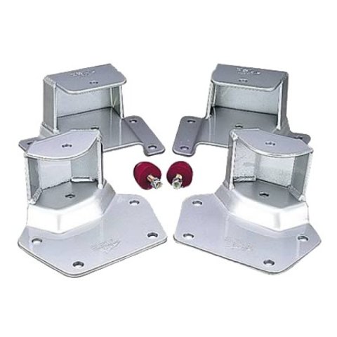 Belltech Hanger Kits 6570 Shackles, 4 in. Drop, 2.5 in. Wide Spring, Dodge, V8, Kit