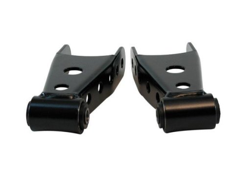 Belltech Rear Shackle Kits 6400 Shackles, 2 in. Drop, 2.5 in. Wide Spring, Chevy, Dodge, Ford, GMC, Rear, Pair