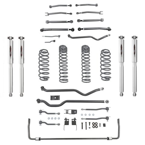 Belltech Suspension Lift Kits for 2020-2023 WRANGLER - 153204TPS Kit, 4 in., Trail Performance Shocks, Sway Bar, 4WD, Jeep, Wrangler, Kit