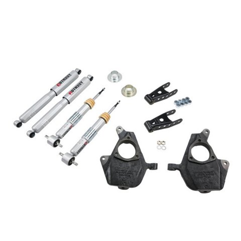 Belltech Lowering Kits with Street Performance Shock Absorbers 639SP Kit, Springs, Shocks, 2 in. Front, 2 in. Rear Drop, Chevy, GMC, Pickup, Kit