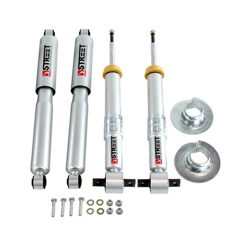 Belltech Street Performance Shock Kits 9693 Shocks/Struts, Lift and Lowering, Adjustable, Twin-tube, Front and Rear, Ford, Set of 4