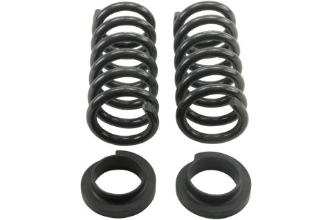 Belltech Pro Coil Lowering Spring Kits 12600 Springs, Front, Silver Powdercoated, Chevy, GMC, Pickup, Dually, RWD, Pair