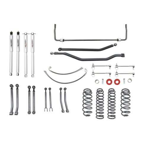 Belltech Lift Kits 153201TPS Suspension Kit, Coil Spring/Coil Spring, 4 in. Lift, with Rear Sway Bar, Jeep, Wrangler, JK, Kit