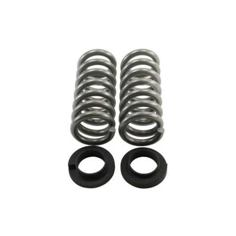 Belltech Pro Coil Lowering Spring Kits 12604 Springs, Front, Silver Powdercoated, Chevy, GMC, Pickup, RWD, Pair