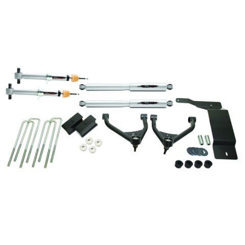 Belltech Lift Kits 150207TP Suspension Kit, Strut Kit/Leaf Spring Block, 4 in. Lift, Chevy, GMC, Kit