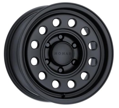 Nomad Wheels Co N501SB-68031-10 CONVOY SATIN BLACK 16X8 5X130 -10mm