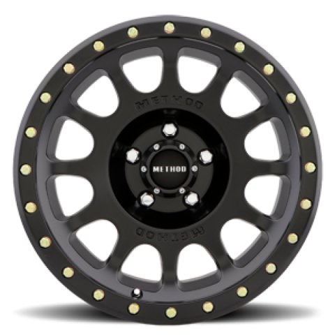 Method Race Wheels MR305 NV Matte Black MR30589058500 Wheels, NV, Black, Aluminum, 18 in. x 9.00 in., 5 x 150mm, 5.00 in. Backspacing, Each