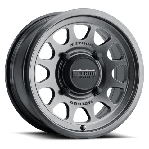 Method Race Wheels MR414 UTV Graphite MR414510461264 Wheel, Bead Grip, 15x10, 6+4/+25mm Offset, 4x156mm Bolt Circle, 132mm Centerbore, Aluminum, Graphite, Each