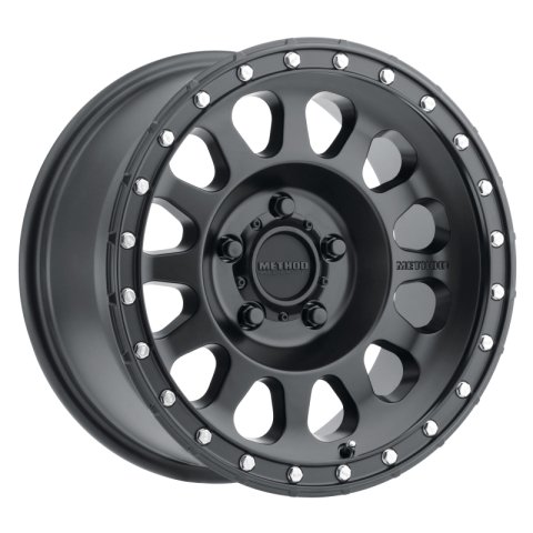 Method Race Wheels MR315 Matte Black MR31578550500 Wheel, Race, , Aluminum, Black, 17 in. x 8.5 in., 5 x 5 in./5 x 127mm Bolt Circle, 4.75 Backspace, Each