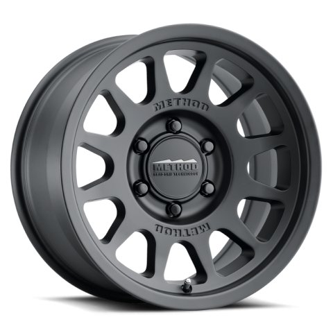 Method Race Wheels MR703 Matte Black MR70377563550 Wheels, MR703, Black, 17 in. x7.5 in., 6 x 130mm Bolt Circle, 4.75 in. Backspace, Each