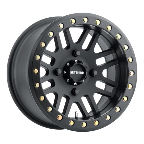 Method Race Wheels MR406 UTV Beadlock Matte Black MR40641047555B Wheel, 406, Aluminum, Black, 14 in. x 10 in., 4 x 136mm Bolt Circle, 5.3 in. Backspace